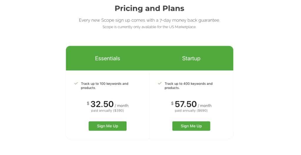 Scope Pricing