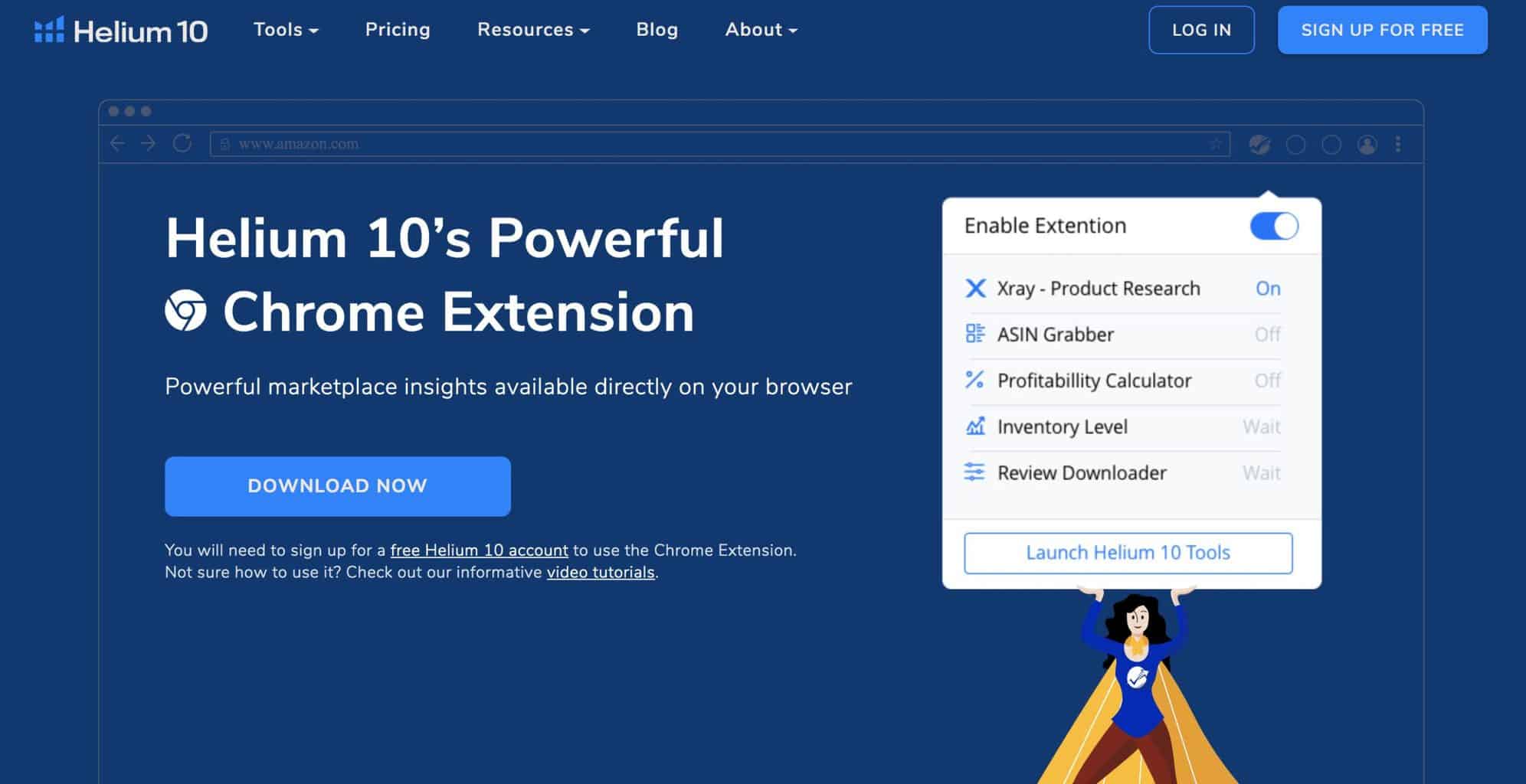 Helium 10 Chrome Extension Free Download & How to Use [March 2024]