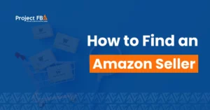 how to find a specific seller on amazon