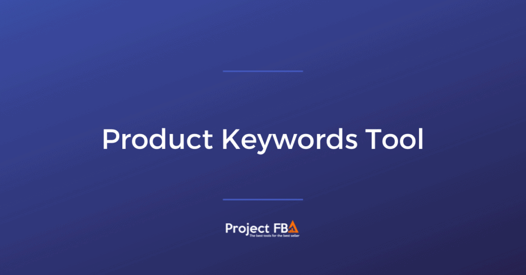 Keywords Tool AMZ Scout Pro