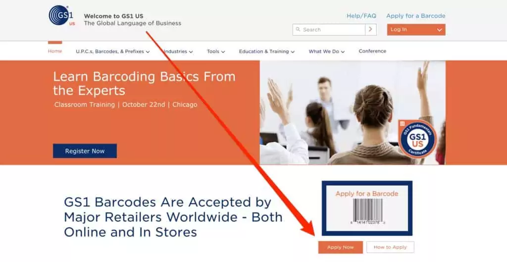 Official Amazon FBA Barcodes GS1