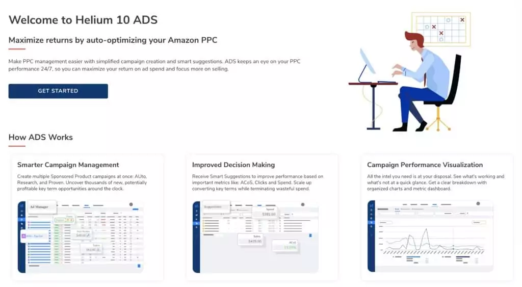 Helium 10 Ads beta dashboard