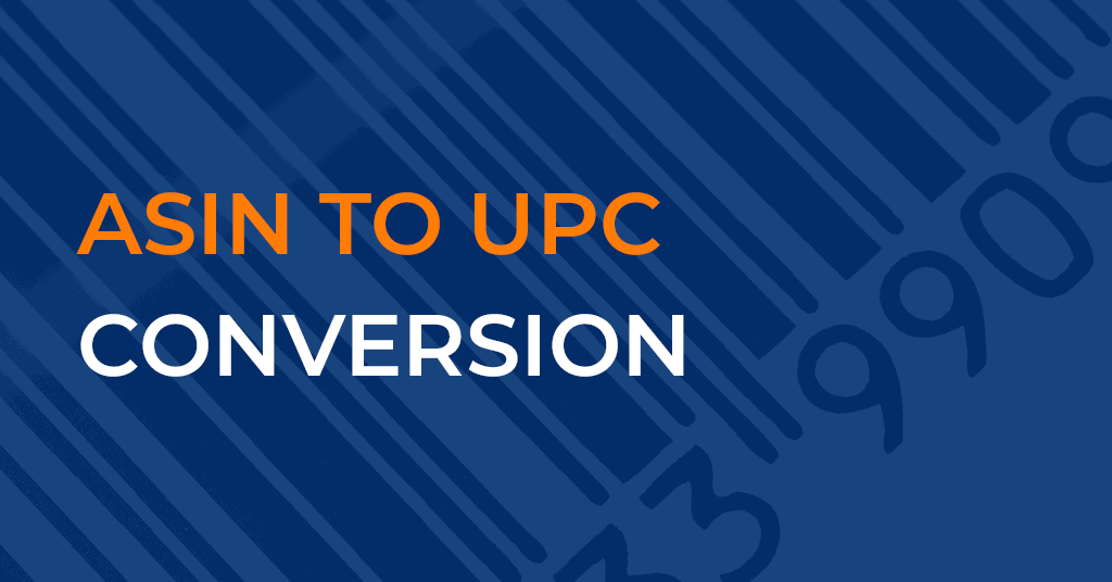 Amazon ASIN and conversion to UPC