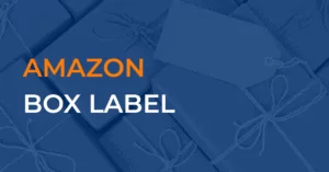 Labels on Amazon boxes