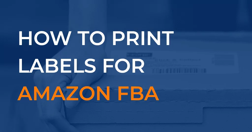 About Labels for Amazon FBA and how to print them