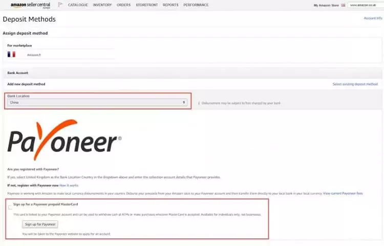 create payoneer account