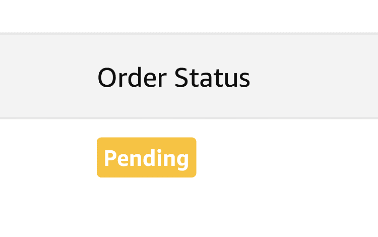 what does pending status mean