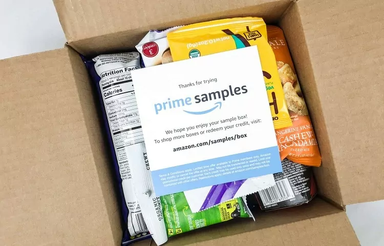 box of snacks