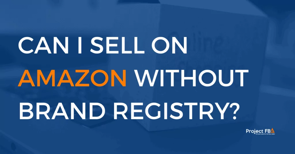 Can I Sell On Amazon Without Brand Registry