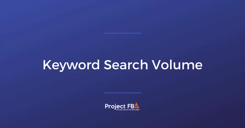 Keyword Search Volume Sonar